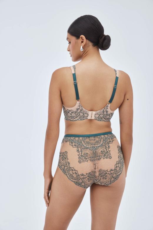 Splendore  figi z wysokim stanem – koronkowe efektowne figi z wysokim stanem