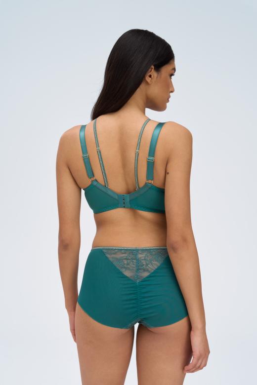 Chiara M  – Miękki biustonosz z ozdobnymi strapsami dla średnich i dużych biustów